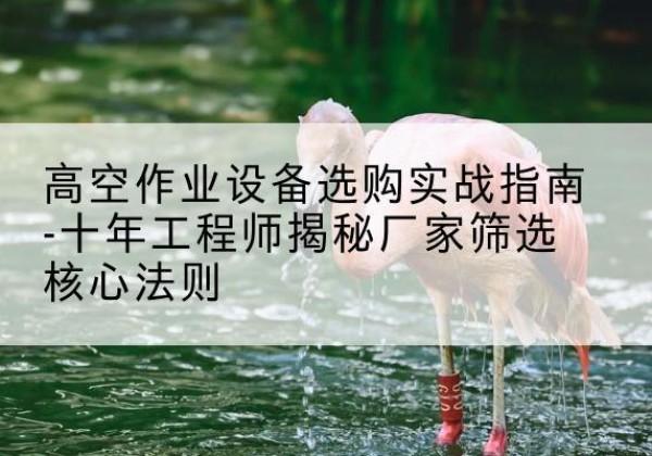 孝感剪叉式升降机厂家-高空作业设备选购实战指南-十年工程师揭秘厂家筛选核心法则